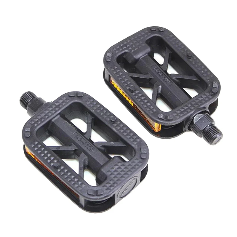 Fahrradpedale Ultraleichte flache Plattform-Fahrradpedale für Mountainbikes 9/16 Zoll 1/2 Zoll Radfahren Versiegelte DU-Lagerpedale