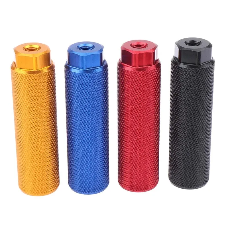 1 stücke Legierung Fuß Stunt Peg Für BMX Bike Fit 3 8 Zoll Achsen Bike Pegs Anti Skid Blei Fuß rest Pegs Fahrrad Zubehör