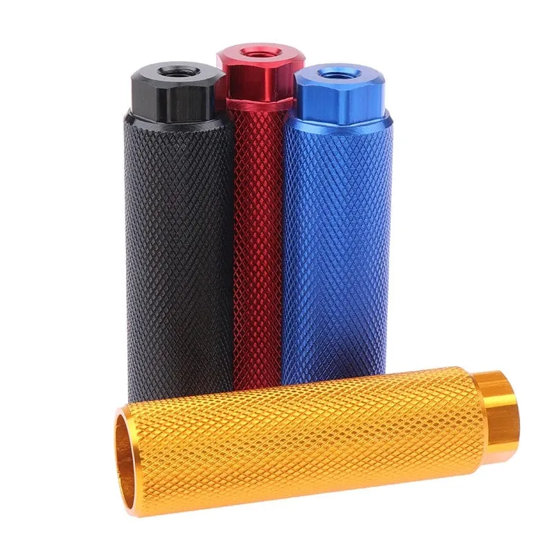 1 stücke Legierung Fuß Stunt Peg Für BMX Bike Fit 3 8 Zoll Achsen Bike Pegs Anti Skid Blei Fuß rest Pegs Fahrrad Zubehör