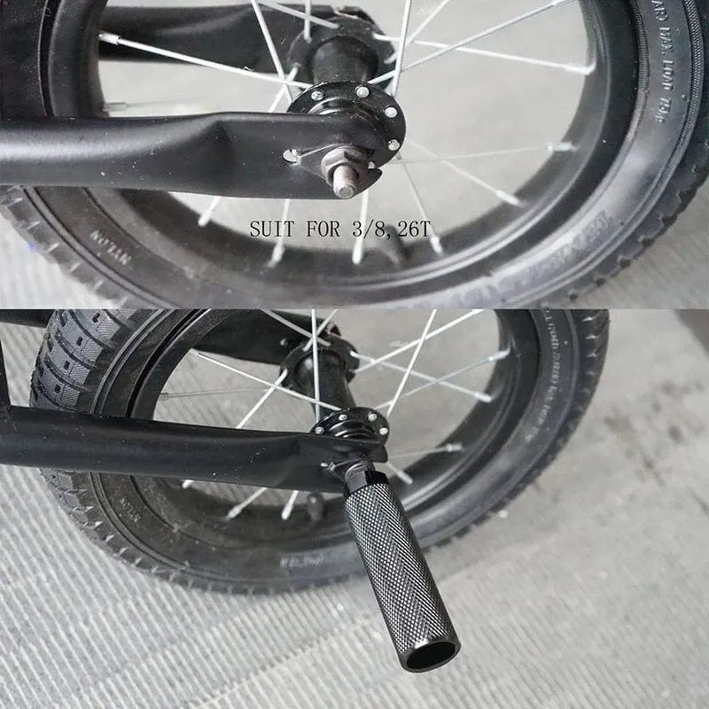1 stücke Legierung Fuß Stunt Peg Für BMX Bike Fit 3 8 Zoll Achsen Bike Pegs Anti Skid Blei Fuß rest Pegs Fahrrad Zubehör