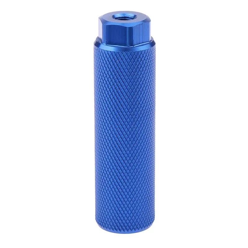 1 stücke Legierung Fuß Stunt Peg Für BMX Bike Fit 3 8 Zoll Achsen Bike Pegs Anti Skid Blei Fuß rest Pegs Fahrrad Zubehör