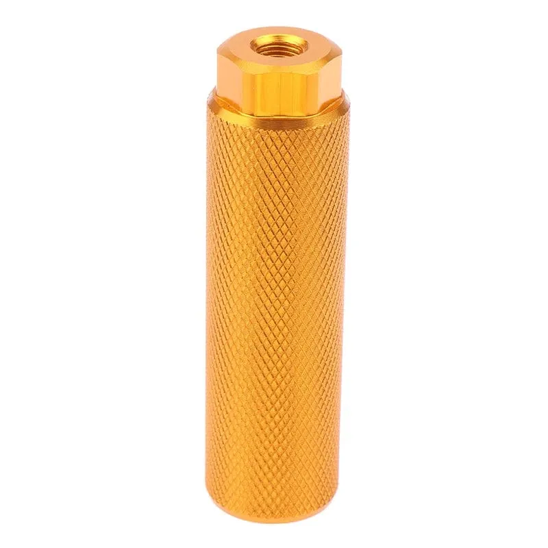 1 stücke Legierung Fuß Stunt Peg Für BMX Bike Fit 3 8 Zoll Achsen Bike Pegs Anti Skid Blei Fuß rest Pegs Fahrrad Zubehör