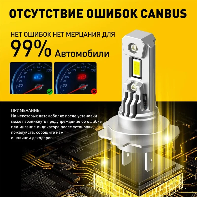 AUXITO 2X Turbo H7 LED Canbus Kein Fehler Scheinwerferlampen mit Lüfter CSP Chip High Power 100W 20000LM H7 LED Auto Scheinwerfer Kopflampe