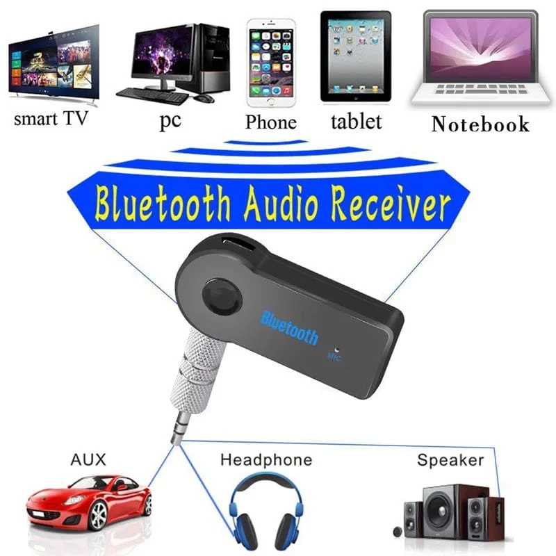 Kabelloser Bluetooth 5.0-Empfänger-Sender-Adapter, 3-in-1-USB-Adapter, Audioempfänger, Bluetooth-Autoladegerät, Auto-Aux für E91 E92