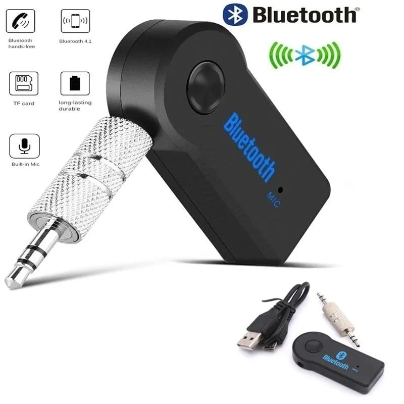 Kabelloser Bluetooth 5.0-Empfänger-Sender-Adapter, 3-in-1-USB-Adapter, Audioempfänger, Bluetooth-Autoladegerät, Auto-Aux für E91 E92