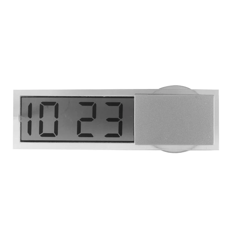 LCD-Display Mini tragbare elektronische Fenster Uhr mit Saugnapf Uhr Auto Innen Ornament Zubehör