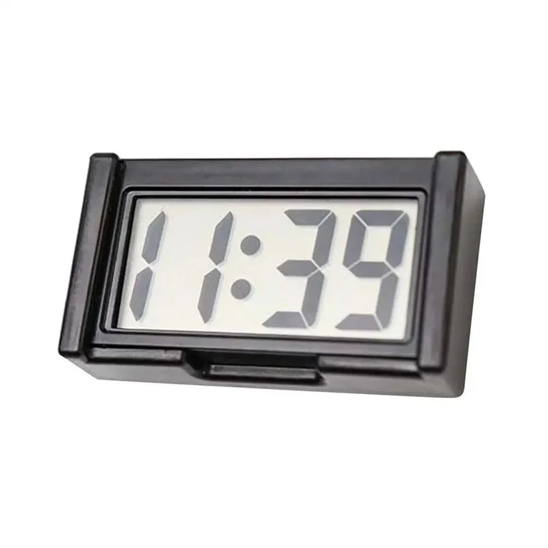 Mini-Digitaluhr, großer Bildschirm, elektronische Uhr im Armaturenbrett des Autos, selbstklebende Mini-Uhr, langlebige Autouhr für das Armaturenbrett von Lkw
