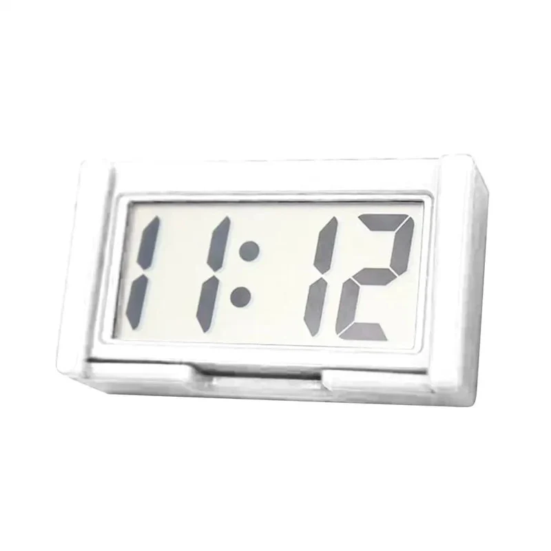 Mini-Digitaluhr, großer Bildschirm, elektronische Uhr im Armaturenbrett des Autos, selbstklebende Mini-Uhr, langlebige Autouhr für das Armaturenbrett von Lkw
