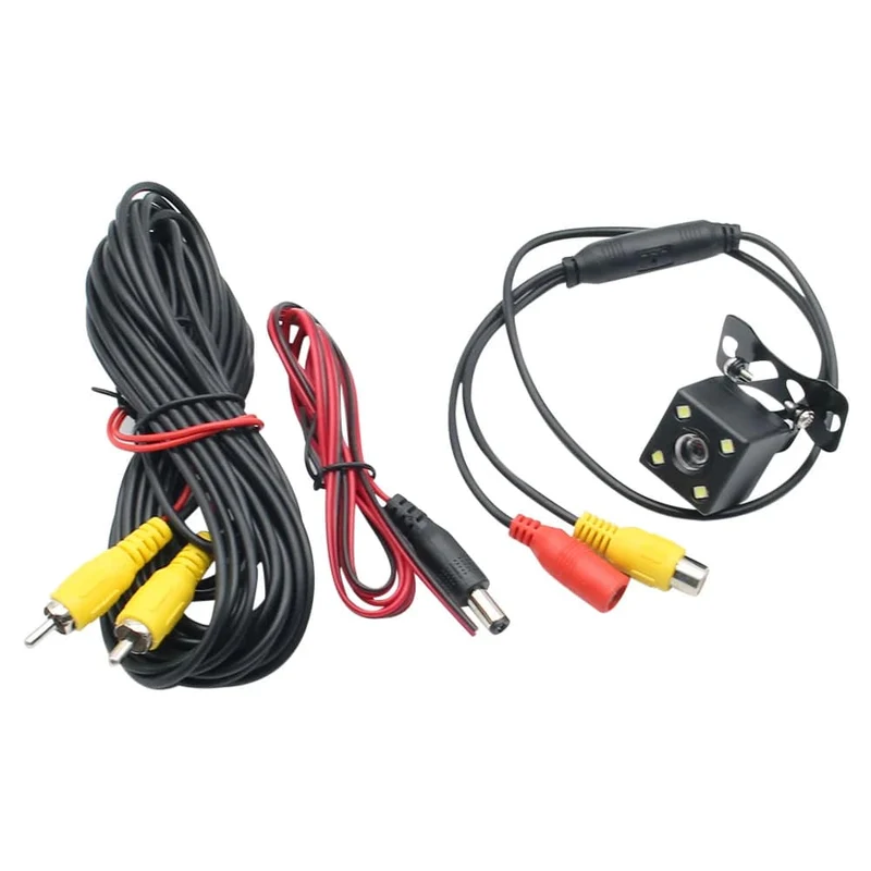Weitwinkel-HD-Auto-Rückfahrkamera, Rückfahrvideo, Fahrzeugkamera, Rückfahrkamera, 4/8/12 LED, Nachtsicht, Parkkamera