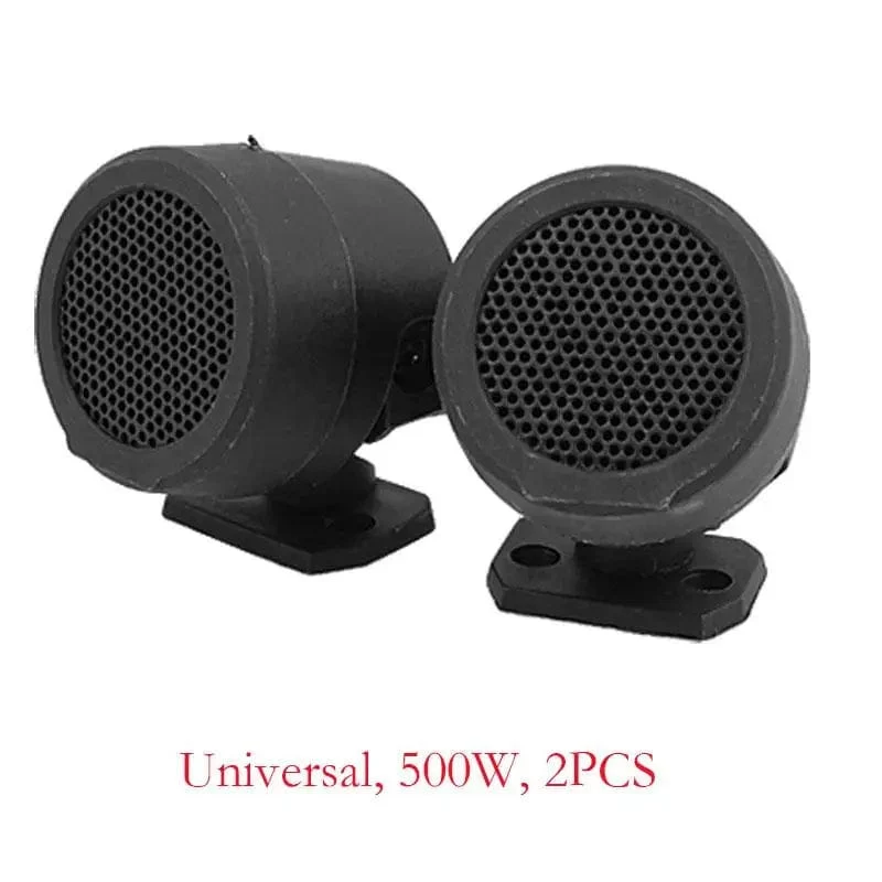 2 STÜCKE Auto-Hochtöner-Lautsprecher 500 W vorverdrahtetes Dome-Audiosystem Super laute Hochtöner-Lautsprecher Auto-Elektronikzubehör