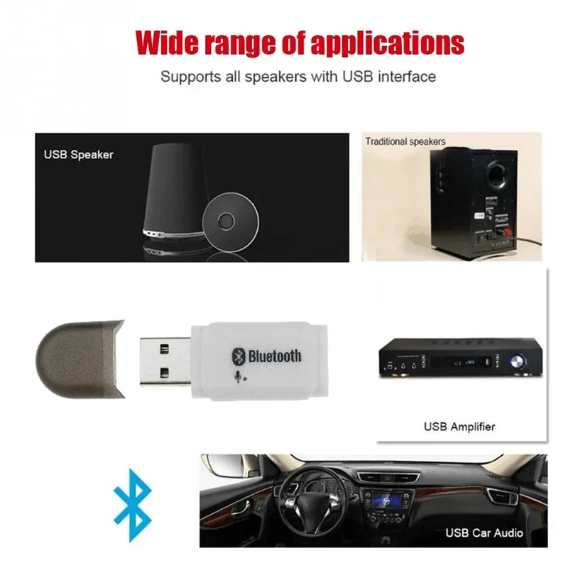 Heißer Bluetooth 5.0 Adapter USB Für Computer PC Bluetooth Lautsprecher Musik Empfänger USB Bluetooth Adapter Freisprecheinrichtung Car Kit