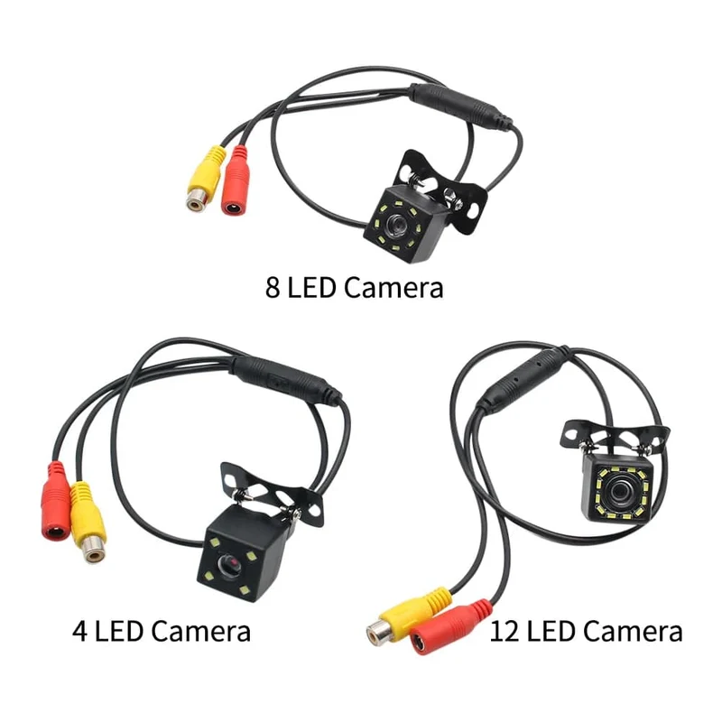 Wasserdichte Auto-Rückfahrkamera 170 Weitwinkel HD CCD 12 LED Nachtsicht-Rückfahrkameras Auto-Styling