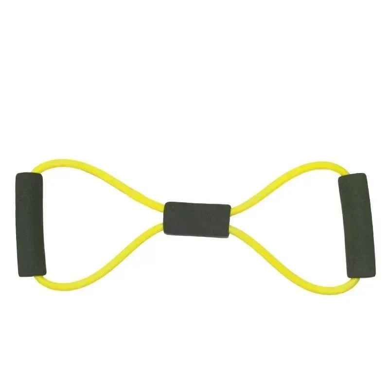 Widerstandsbänder, elastische Fitnessbänder für Sportübungen zu Hause, multifunktionaler, tragbarer elastischer Pedalzieher mit 4 Röhren