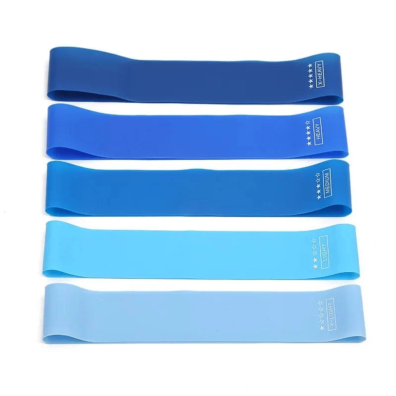 5 Teile/satz Yoga Widerstand Gummibänder Bodybuilding Elastische Bands Pilates Übung Workout Bands Expander Gürtel Fitness Ausrüstung