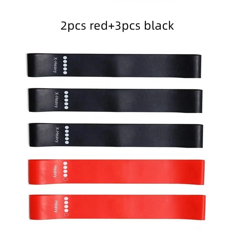 5 Teile/satz Yoga Widerstand Gummibänder Bodybuilding Elastische Bands Pilates Übung Workout Bands Expander Gürtel Fitness Ausrüstung