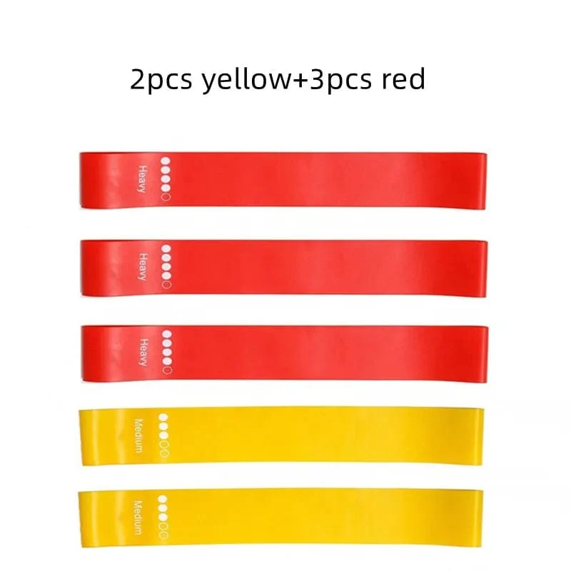 5 Teile/satz Yoga Widerstand Gummibänder Bodybuilding Elastische Bands Pilates Übung Workout Bands Expander Gürtel Fitness Ausrüstung