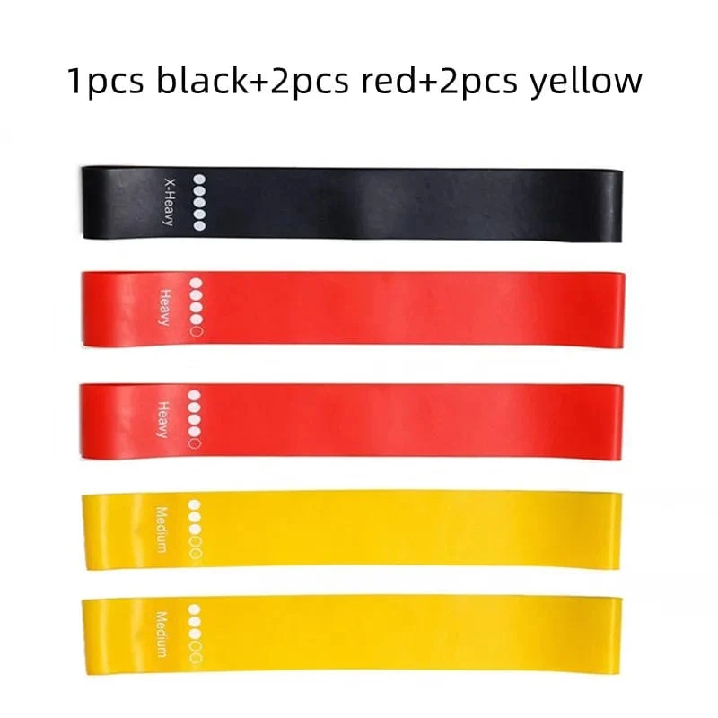 5 Teile/satz Yoga Widerstand Gummibänder Bodybuilding Elastische Bands Pilates Übung Workout Bands Expander Gürtel Fitness Ausrüstung