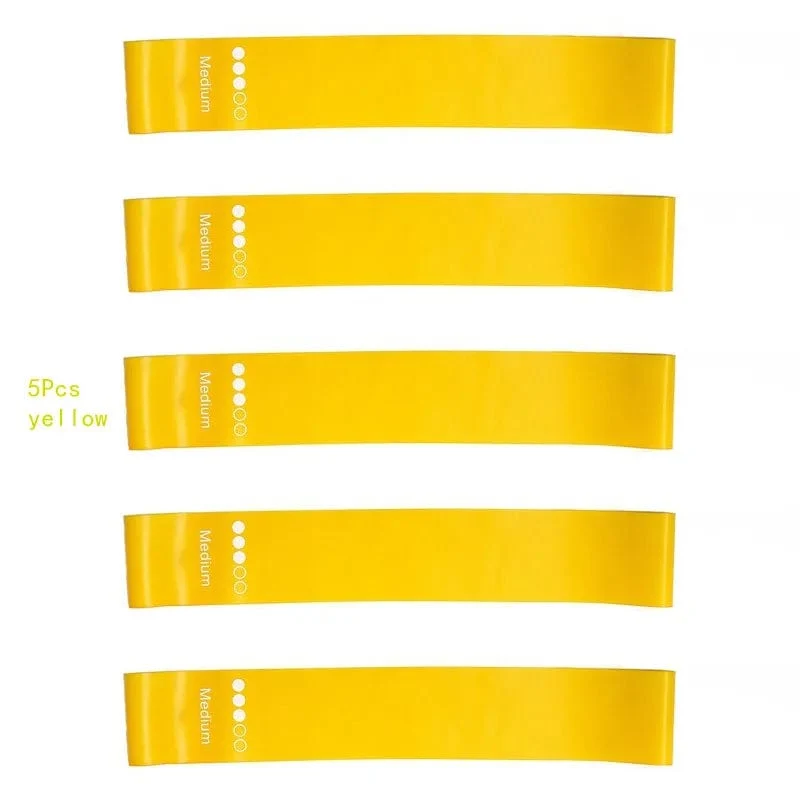 5 Teile/satz Yoga Widerstand Gummibänder Bodybuilding Elastische Bands Pilates Übung Workout Bands Expander Gürtel Fitness Ausrüstung