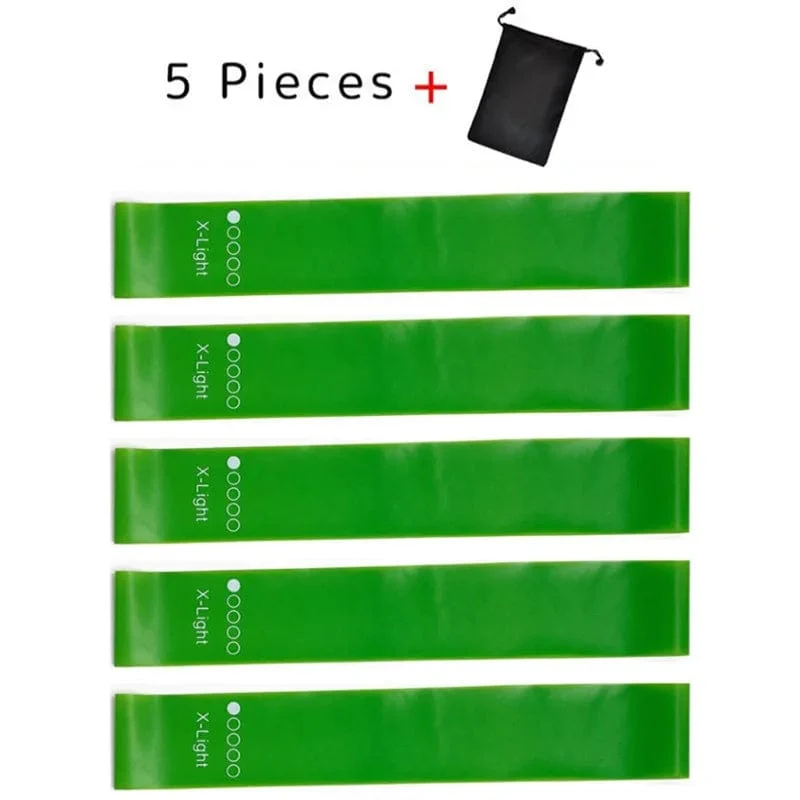 5 Teile/satz Yoga Widerstand Gummibänder Bodybuilding Elastische Bands Pilates Übung Workout Bands Expander Gürtel Fitness Ausrüstung