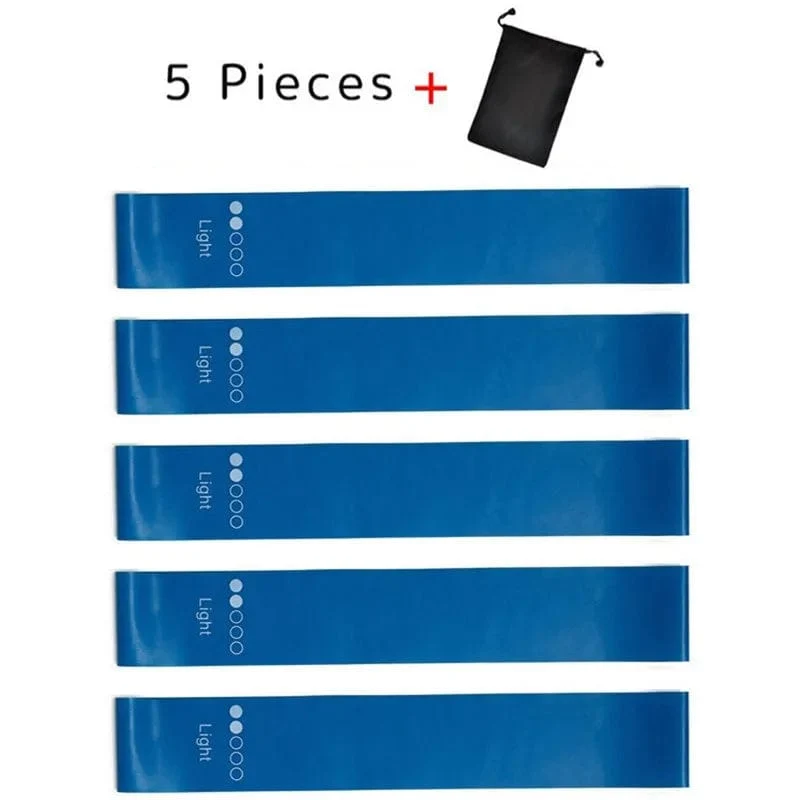 5 Teile/satz Yoga Widerstand Gummibänder Bodybuilding Elastische Bands Pilates Übung Workout Bands Expander Gürtel Fitness Ausrüstung