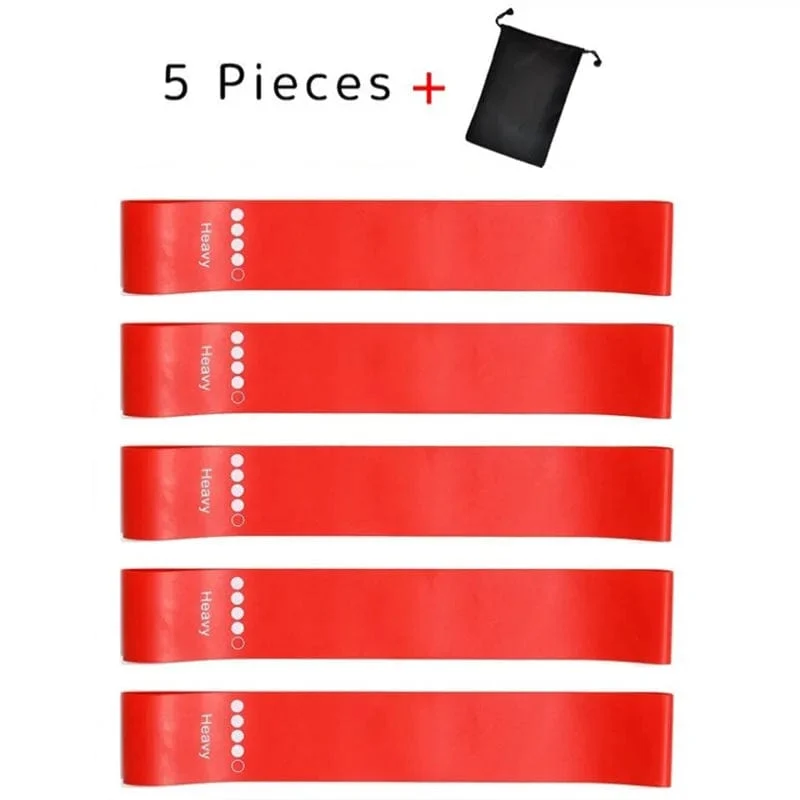 5 Teile/satz Yoga Widerstand Gummibänder Bodybuilding Elastische Bands Pilates Übung Workout Bands Expander Gürtel Fitness Ausrüstung