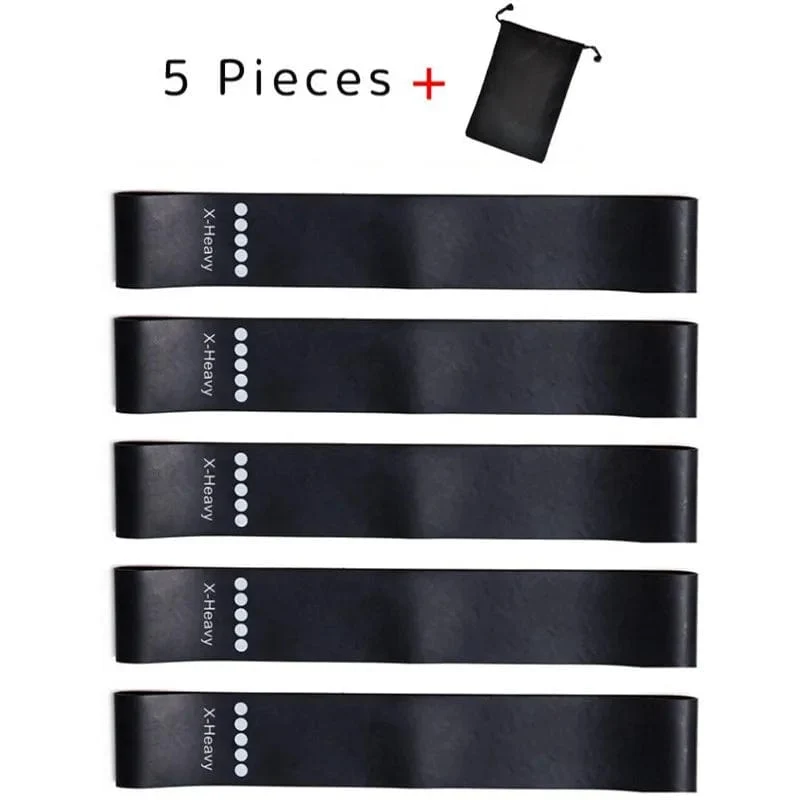 5 Teile/satz Yoga Widerstand Gummibänder Bodybuilding Elastische Bands Pilates Übung Workout Bands Expander Gürtel Fitness Ausrüstung