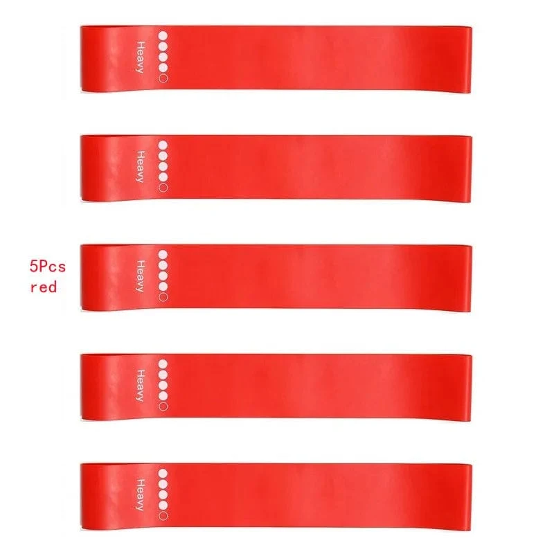 5 Teile/satz Yoga Widerstand Gummibänder Bodybuilding Elastische Bands Pilates Übung Workout Bands Expander Gürtel Fitness Ausrüstung