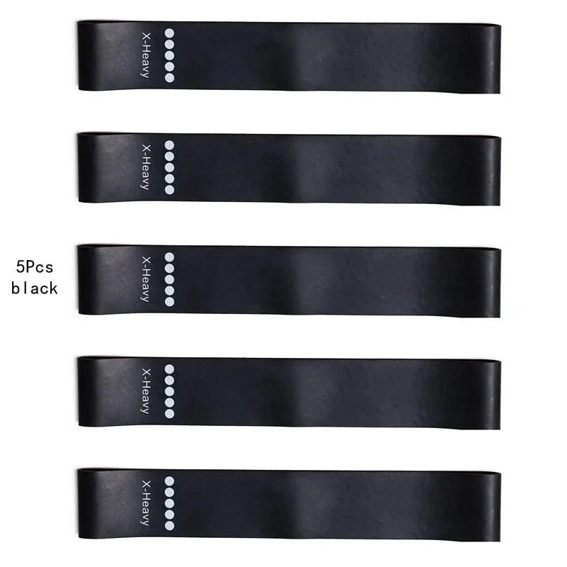 5 Teile/satz Yoga Widerstand Gummibänder Bodybuilding Elastische Bands Pilates Übung Workout Bands Expander Gürtel Fitness Ausrüstung