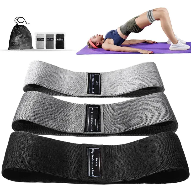 Stoff Widerstand Hüfte Booty Bands Gesäß Oberschenkel Elastische Workout Bands Squat Circle Stretch Fitness Streifen Loops Yoga Gym Ausrüstung
