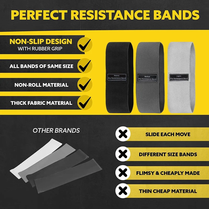 Stoff Widerstand Hüfte Booty Bands Gesäß Oberschenkel Elastische Workout Bands Squat Circle Stretch Fitness Streifen Loops Yoga Gym Ausrüstung
