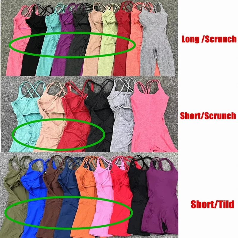 2024 Pad Lycra Active Wear Gym Yoga Set Frauen Fitness Scrunch Legging Frauen Workout Weibliche Sport Outfit Anzüge Übung Overall
