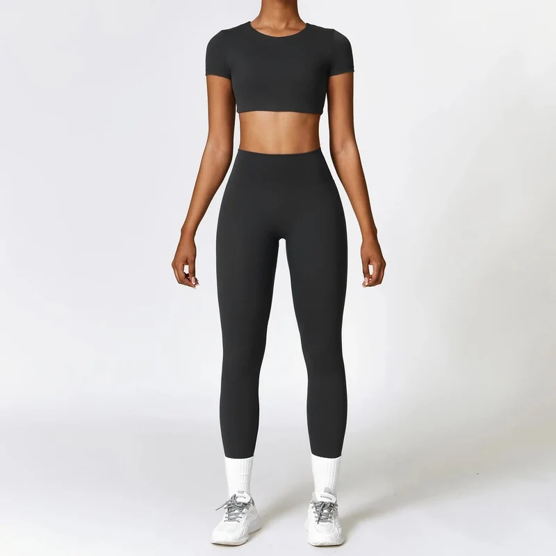 2 stück Sportswear Nahtlose Yoga Set Gymnastik Kleidung Sportswear Yoga Anzüge Für Frauen Fitness Set Trainingsanzüge Sport Bh Gym Leggings