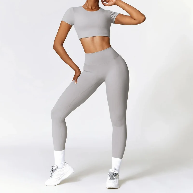 2 stück Sportswear Nahtlose Yoga Set Gymnastik Kleidung Sportswear Yoga Anzüge Für Frauen Fitness Set Trainingsanzüge Sport Bh Gym Leggings