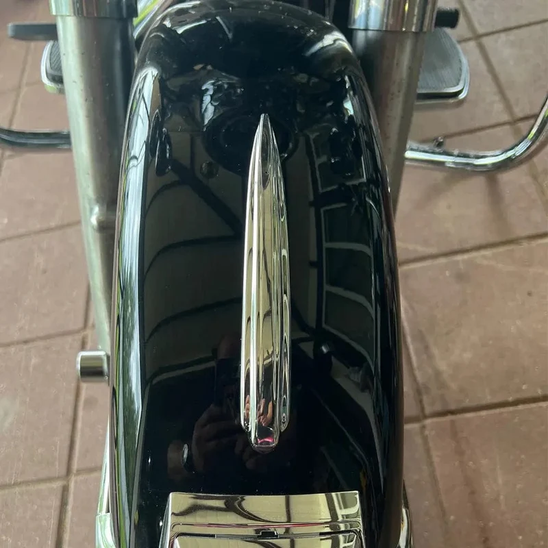 Motorrad Kotflügel Vorne Trim ABS Kunststoff Chrom Für Harley Touring Street Glide Road Glide 1984-2019 Softail FLDE FLHC FLHCS