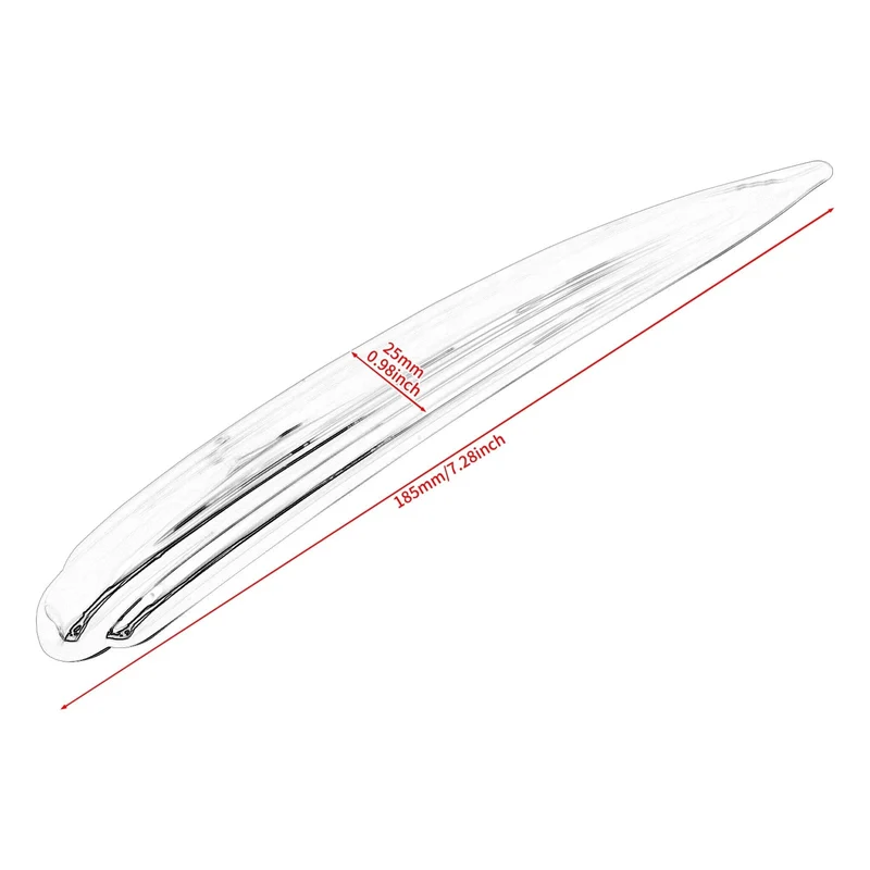 Motorrad Kotflügel Vorne Trim ABS Kunststoff Chrom Für Harley Touring Street Glide Road Glide 1984-2019 Softail FLDE FLHC FLHCS