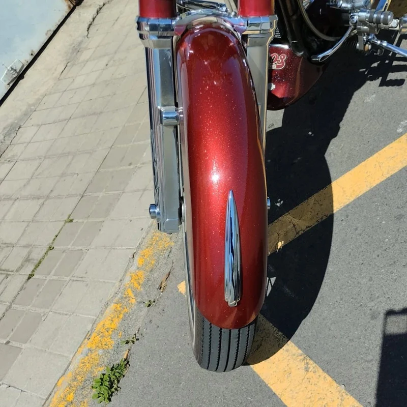 Motorrad Kotflügel Vorne Trim ABS Kunststoff Chrom Für Harley Touring Street Glide Road Glide 1984-2019 Softail FLDE FLHC FLHCS
