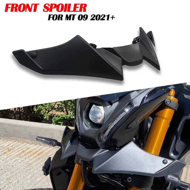 Neu Für YAMAHA MT 09 MT-09 2021 2022 2023 Motorrad mt 09 MT09 SP Naked Front Spoiler Winglet Aerodynamische Flügel
