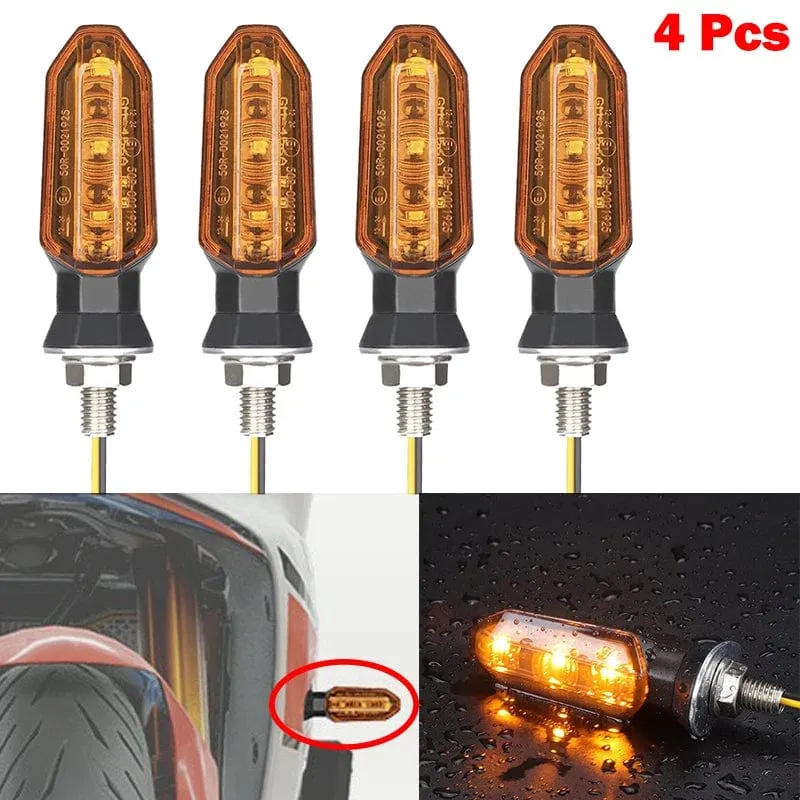Blinker Für HONDA Motorrad 8mm 12V Für HONDA CBR500R CBR650F CB650F CBR600RR CB500X CRF250L MSX125 Motorrad Blinker
