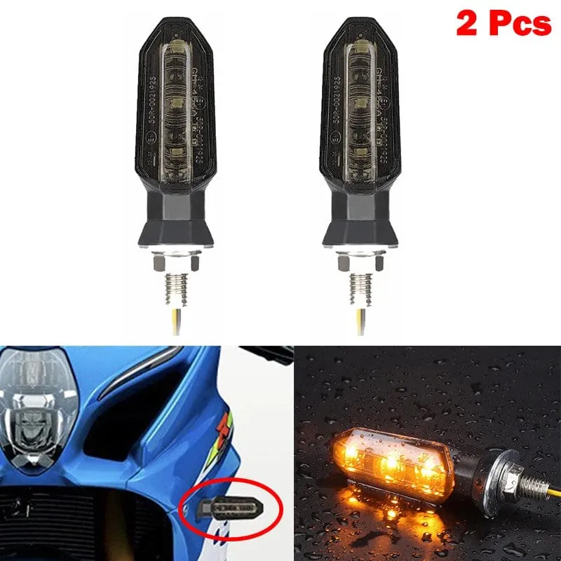 Blinker Für HONDA Motorrad 8mm 12V Für HONDA CBR500R CBR650F CB650F CBR600RR CB500X CRF250L MSX125 Motorrad Blinker
