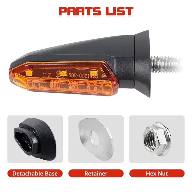 Blinker Für HONDA Motorrad 8mm 12V Für HONDA CBR500R CBR650F CB650F CBR600RR CB500X CRF250L MSX125 Motorrad Blinker