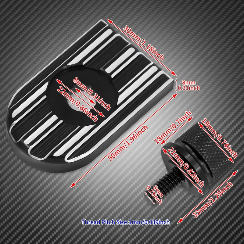 Universal Motorrad Hinten Fender Sitz Bolzen Schraube Mutter Tab Kit Montieren Knob Abdeckung Für Harley Dyna Sportster XL Touring FLHR Softail