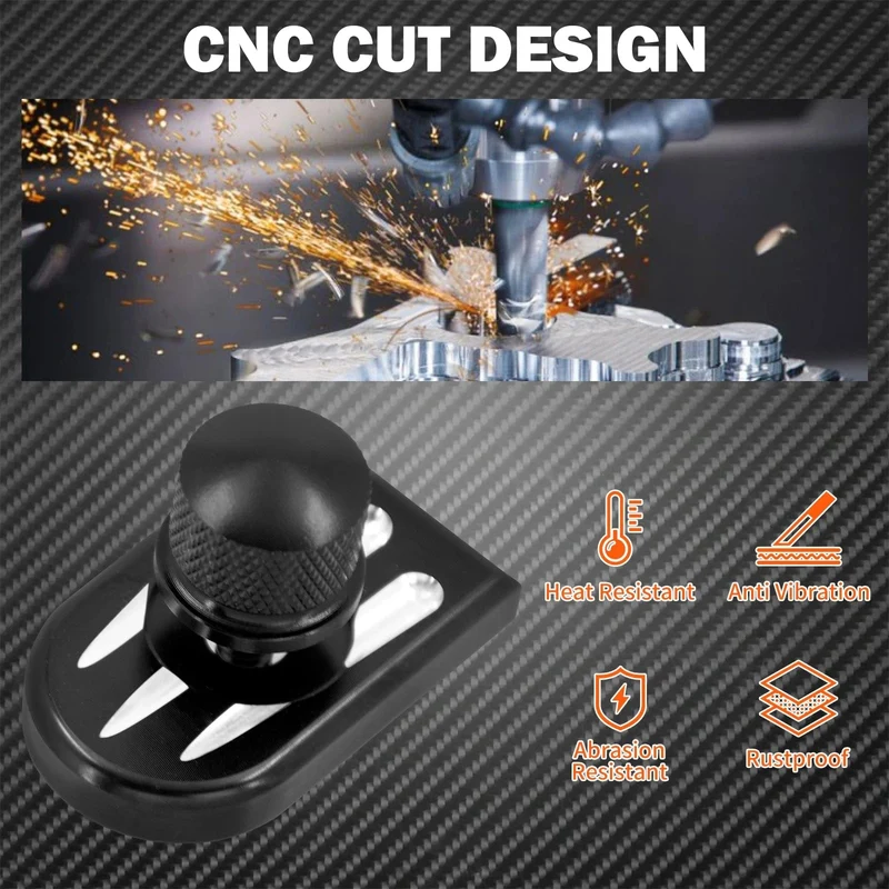 Universal Motorrad Hinten Fender Sitz Bolzen Schraube Mutter Tab Kit Montieren Knob Abdeckung Für Harley Dyna Sportster XL Touring FLHR Softail