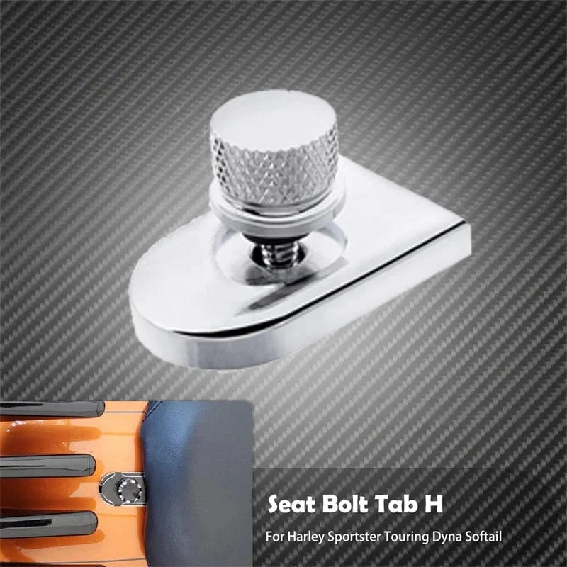 Universal Motorrad Hinten Fender Sitz Bolzen Schraube Mutter Tab Kit Montieren Knob Abdeckung Für Harley Dyna Sportster XL Touring FLHR Softail
