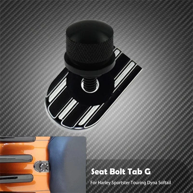 Universal Motorrad Hinten Fender Sitz Bolzen Schraube Mutter Tab Kit Montieren Knob Abdeckung Für Harley Dyna Sportster XL Touring FLHR Softail