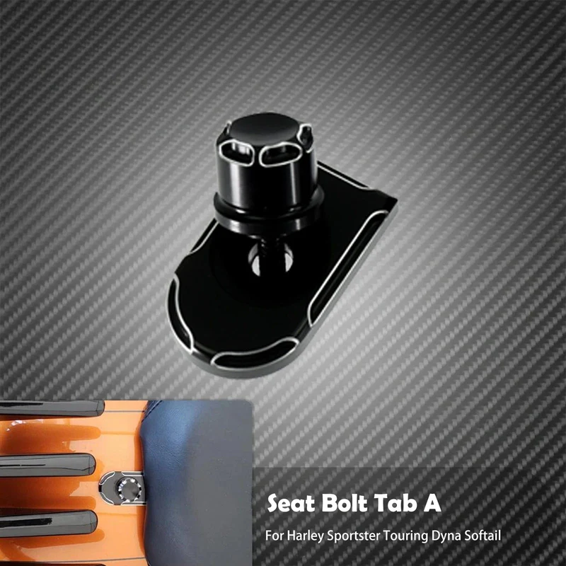 Universal Motorrad Hinten Fender Sitz Bolzen Schraube Mutter Tab Kit Montieren Knob Abdeckung Für Harley Dyna Sportster XL Touring FLHR Softail