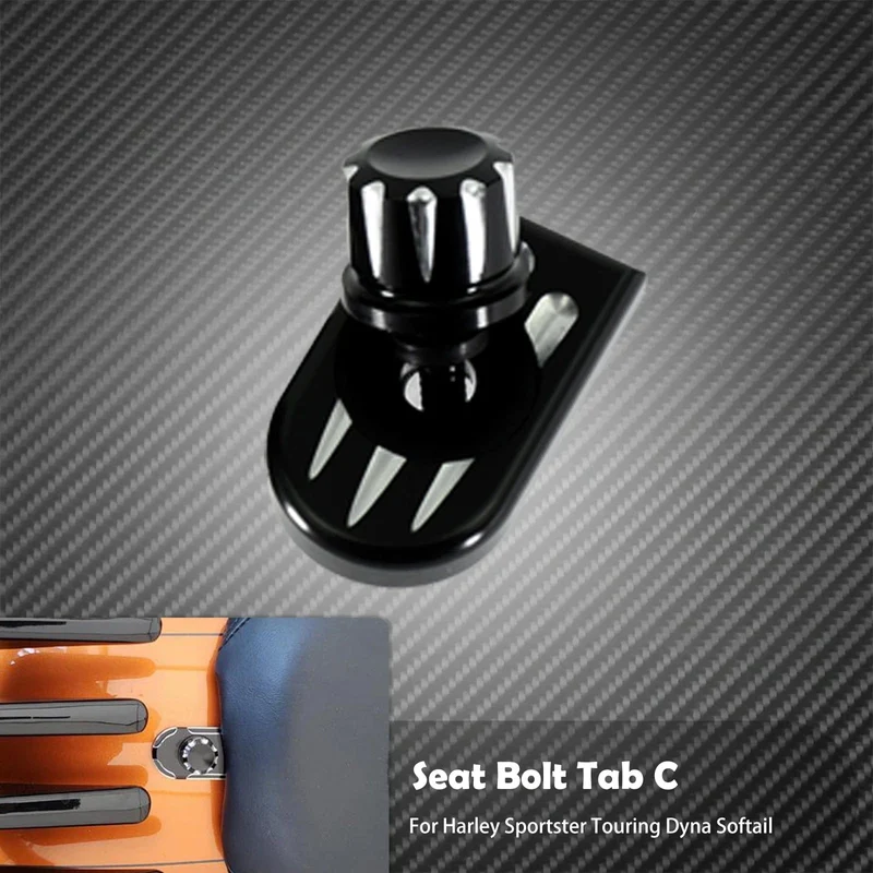 Universal Motorrad Hinten Fender Sitz Bolzen Schraube Mutter Tab Kit Montieren Knob Abdeckung Für Harley Dyna Sportster XL Touring FLHR Softail
