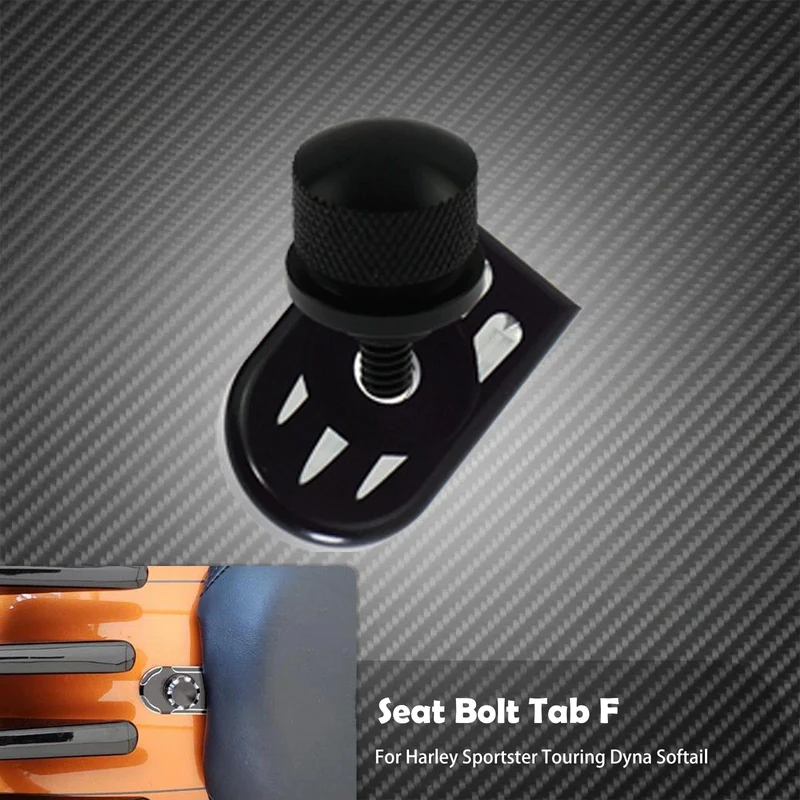 Universal Motorrad Hinten Fender Sitz Bolzen Schraube Mutter Tab Kit Montieren Knob Abdeckung Für Harley Dyna Sportster XL Touring FLHR Softail