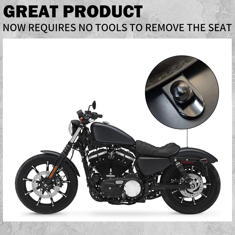 Universal Motorrad Hinten Fender Sitz Bolzen Schraube Mutter Tab Kit Montieren Knob Abdeckung Für Harley Dyna Sportster XL Touring FLHR Softail
