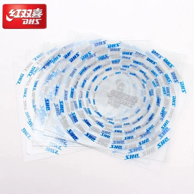 10 Stück DHS Tischtennis-Schutzfolie aus Gummi, Tischtennisschläger-Schläger-Set, Zubehör