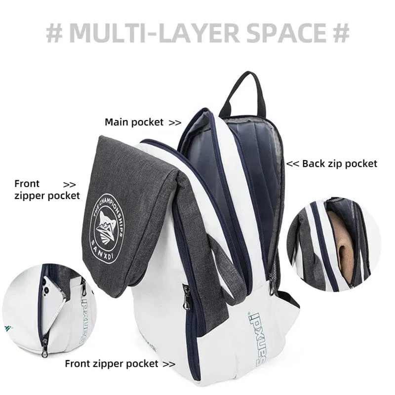 Faltbare Tennis Paddle Rucksack Squash Badminton Schläger Tasche Padel Racquetball Tragen Handtasche Mann Große Kapazität Sport Taschen